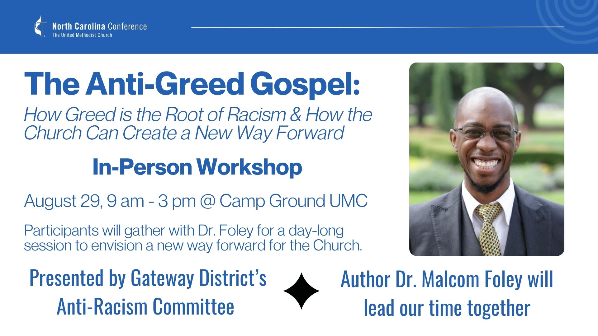 Anti-Greed Gospel District Workshop